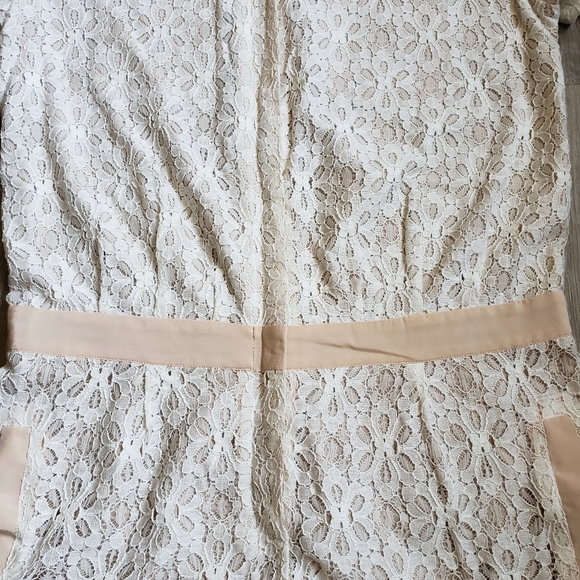 Maje Clarisse Creme Lace Romper - Picture 15 of 15